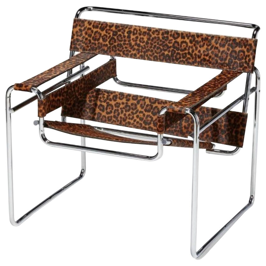 Knoll x Supreme Leopard Model B3 Wassily Lounge Chair, Marcel