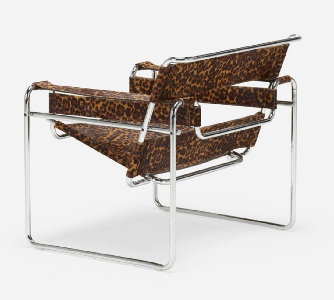 Knoll x Supreme Leopard Model B3 Wassily Lounge Chair, Marcel