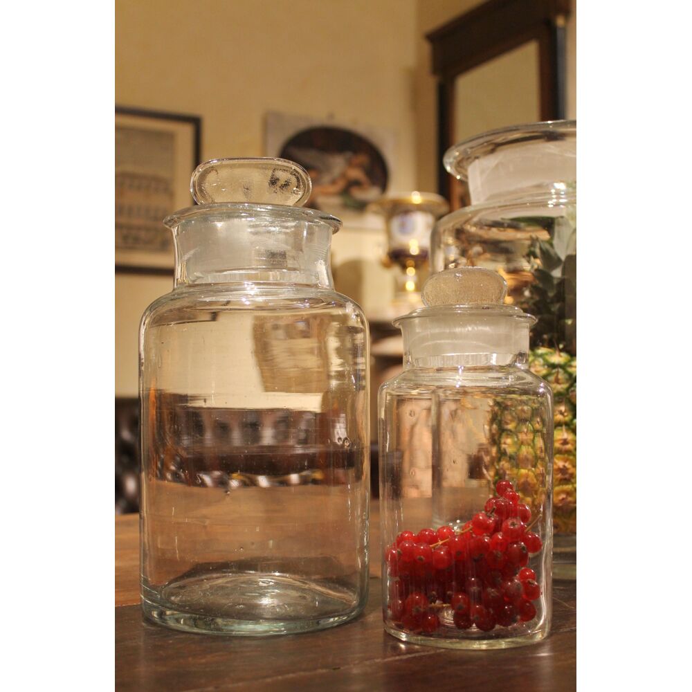 Late 19th Century Italian Arts and Crafts Blown Glass Apothecary