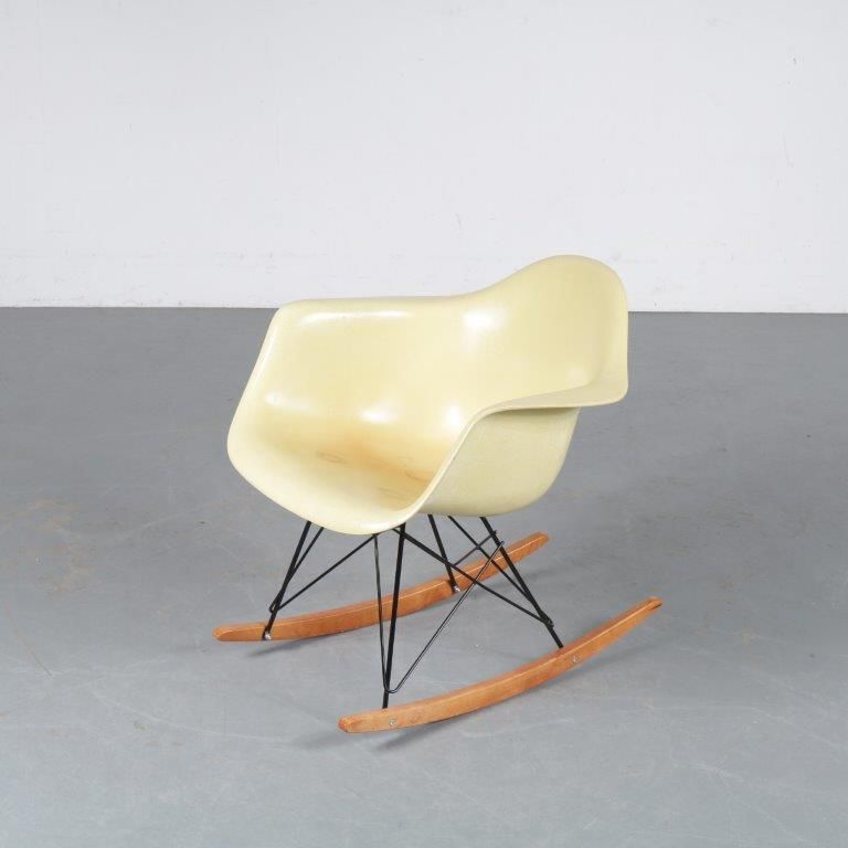 Rare Eames Zenith Rocking Chair for Herman Miller, USA 1950 - Effetto